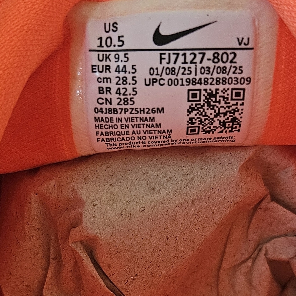 New In Box Nike Free Metcon 6 Shoes - Total Orange/Photo Blue  Men's 10.5 - Picture 5 of 6